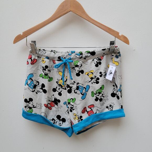 Disney Women's Mickey Mouse Lounge Shorts Size Large - Picture 1 of 5
